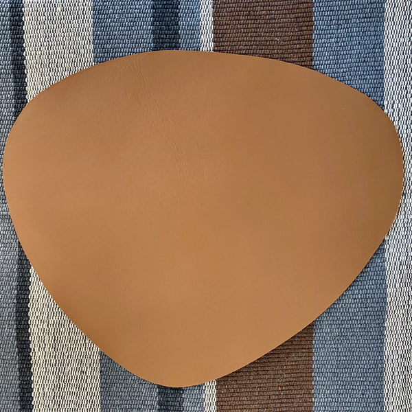 8pcs PVC Tan Leather Placemats Kitchen Placemat Dining Table Linen Washable Mats