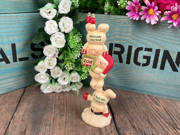 Acrobatic Snowmen Christmas Decorative Ornament