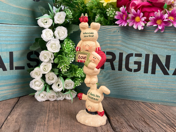 Acrobatic Snowmen Christmas Decorative Ornament