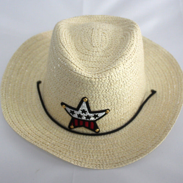 Summer Straw Cowboy Western Stetson Kids Hat