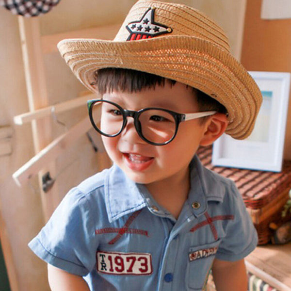 Summer Straw Cowboy Western Stetson Kids Hat