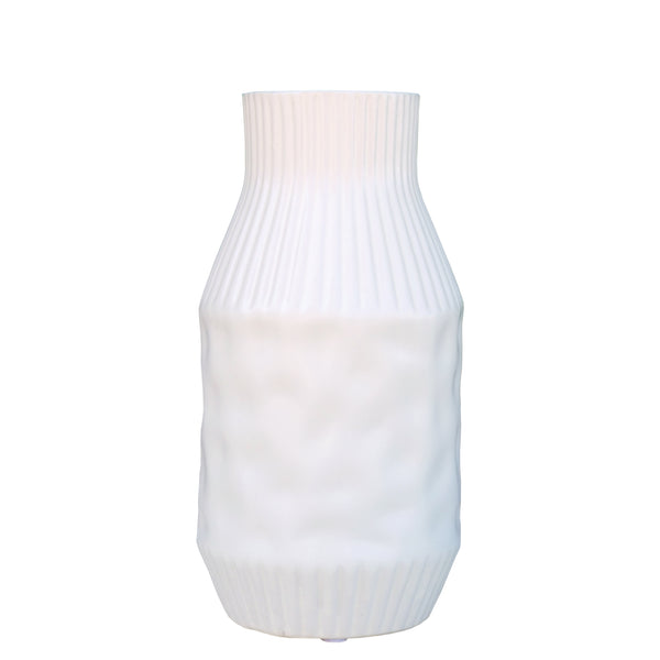 Ivory Ceramic Decorative Vase