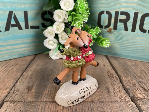 Jolly Dancing Reindeer Christmas Decorative Ornament