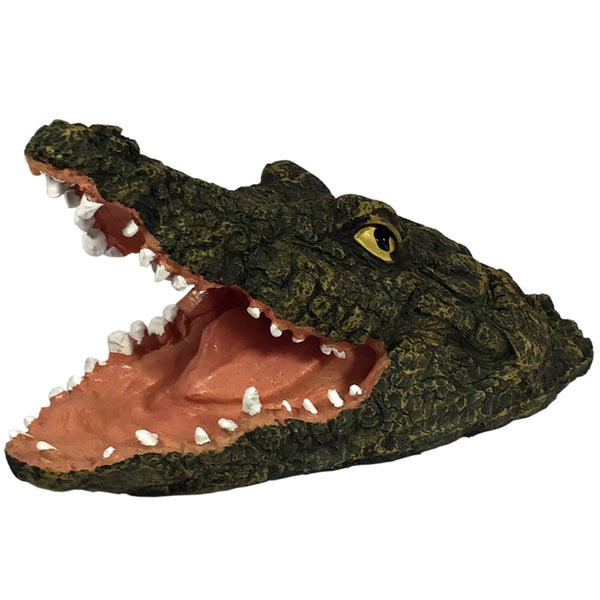 Floating Crocodile Head Garden Sculpture