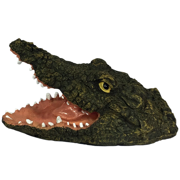 Floating Crocodile Head Garden Sculpture