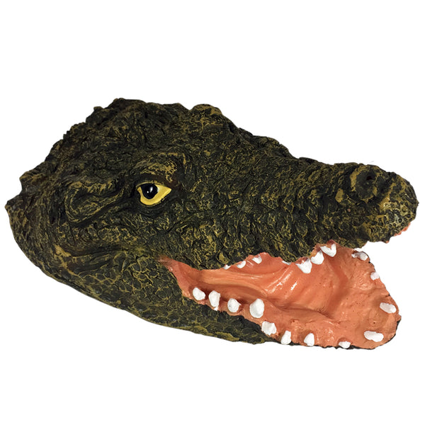 Floating Crocodile Head Garden Sculpture