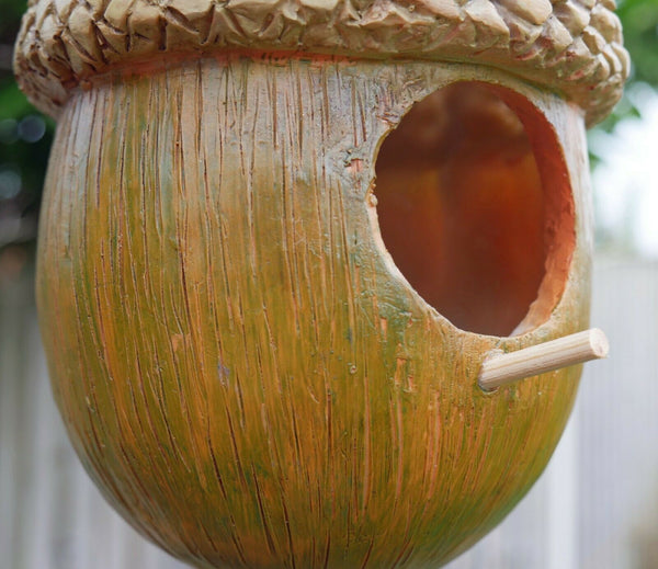 Acorn Shape Nesting Box/ Bird House