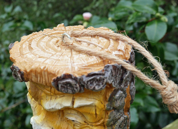Tree Stump Shape Nesting Box / Bird House