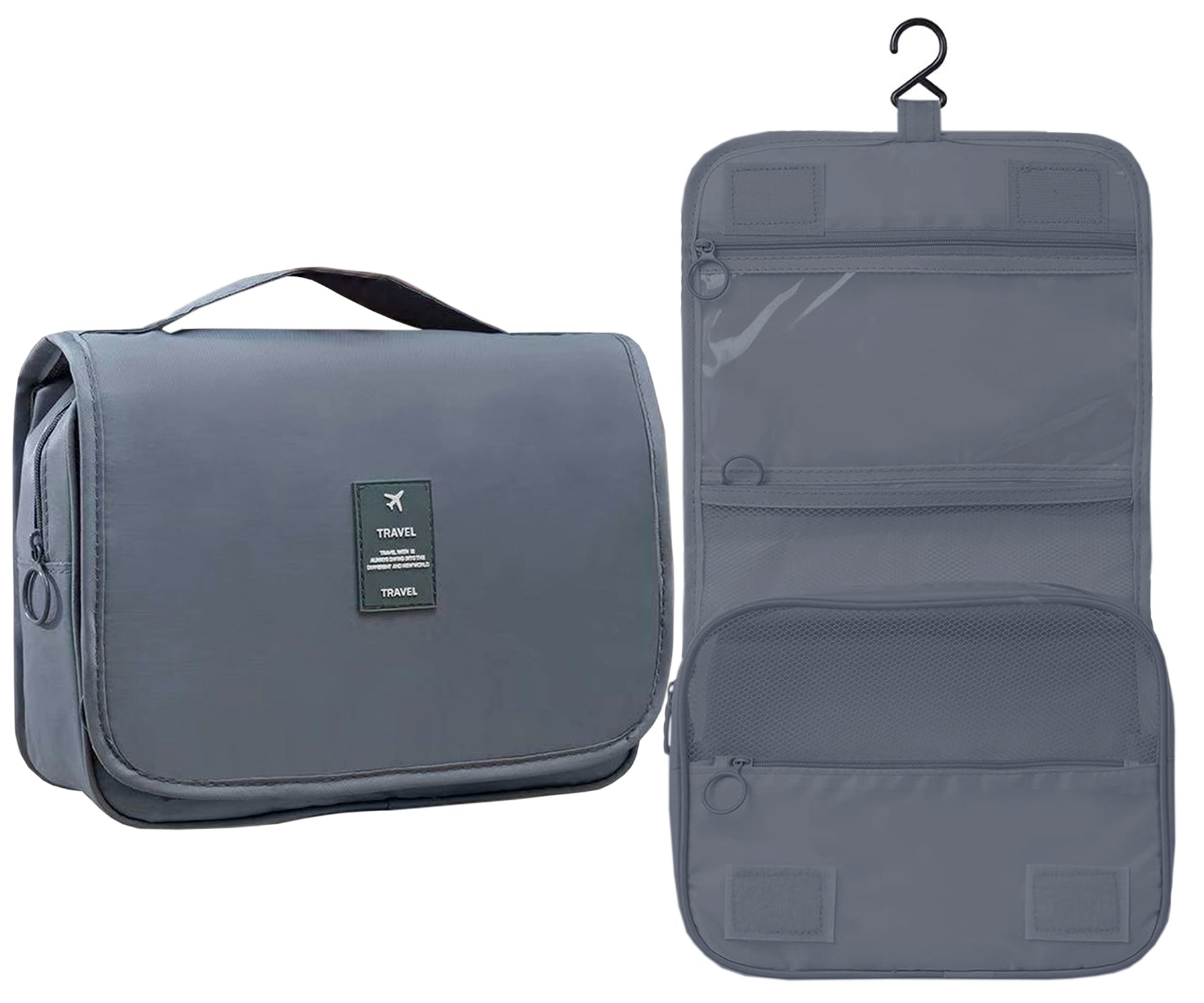 Waterproof Toiletry Bag - Hanging Hook