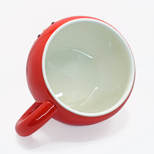 Blue Hat Lid Ceramic Christmas Mug - 400ml Capacity