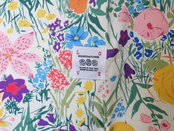 Fabric Tote Shopping Bag – Vibrant Floral