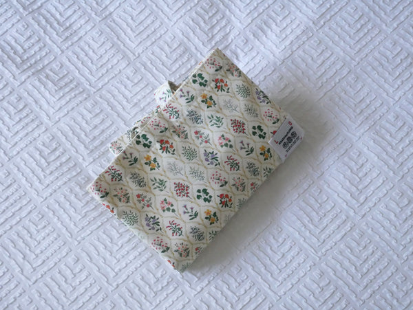 Fabric Tote Shopping Bag – Beige Floral