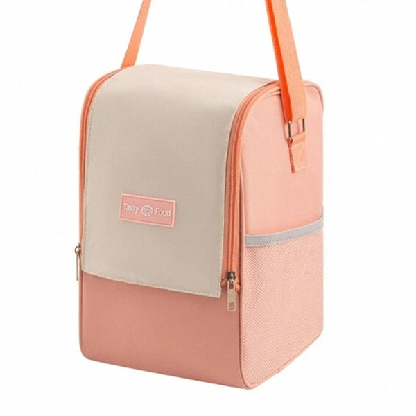 Insulated Waterproof Thermal Lunch Bag - Adjustable Strap