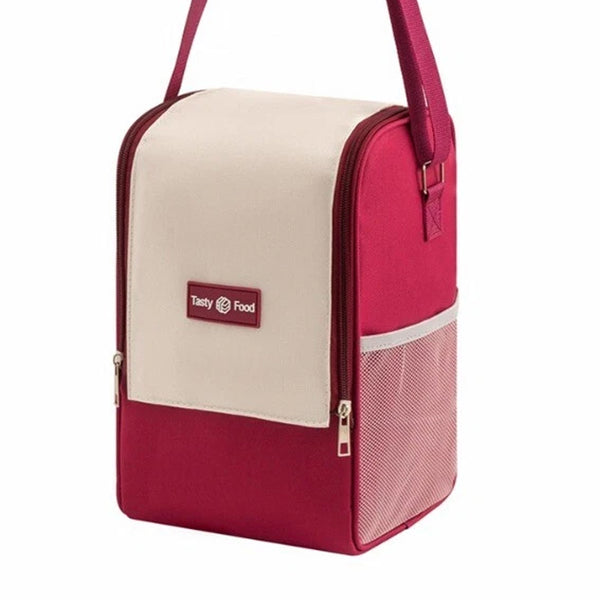 Insulated Waterproof Thermal Lunch Bag - Adjustable Strap