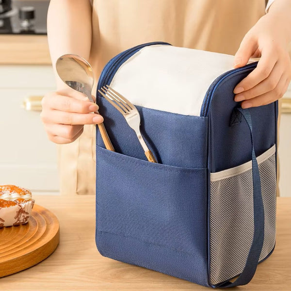 Insulated Waterproof Thermal Lunch Bag - Adjustable Strap