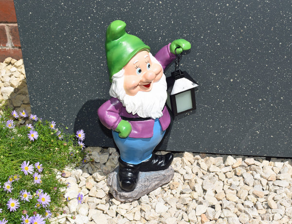 Gnome Garden Sculpture - Green Hat