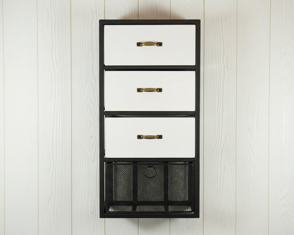 Vintage Industrial Style Rustic Metal Wall Cabinet