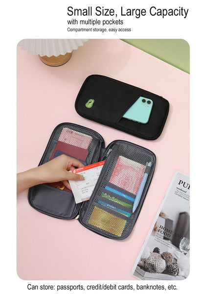 Large Capacity Passport Holder Travel Wallet