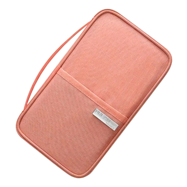 Multi-Compartment Passport Holder Travel Wallet - Large