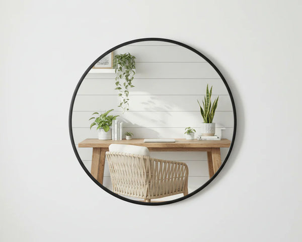 Self-Adhesive Round Wall Mirror - 40cm
