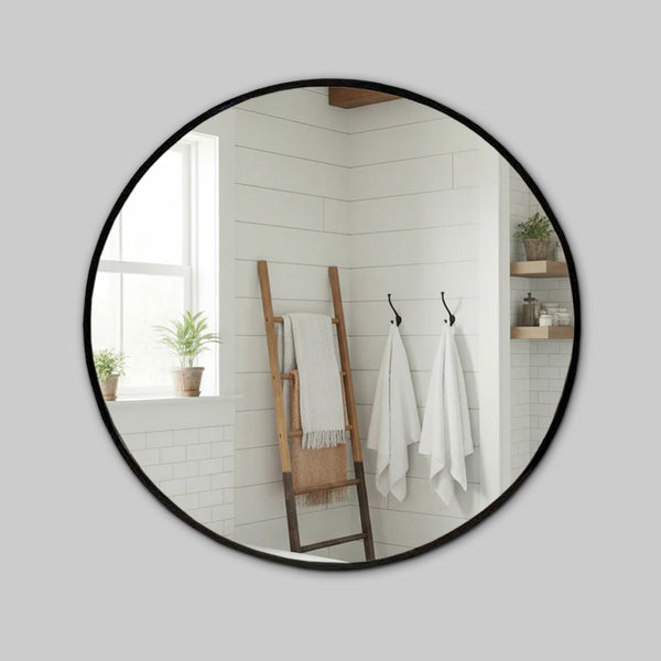 Self-Adhesive Round Wall Mirror - 40cm