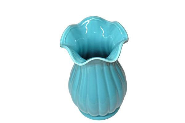 Blue Hat Lid Ceramic Christmas Mug - 400ml Capacity