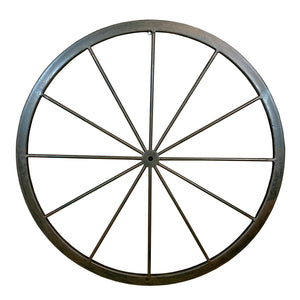 Wagon Wheel Metal Wall Ornament