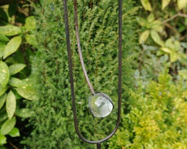 Owl Ornament Metal Balance Green Bird Garden Sculpture Stake Stand Lawn Decor