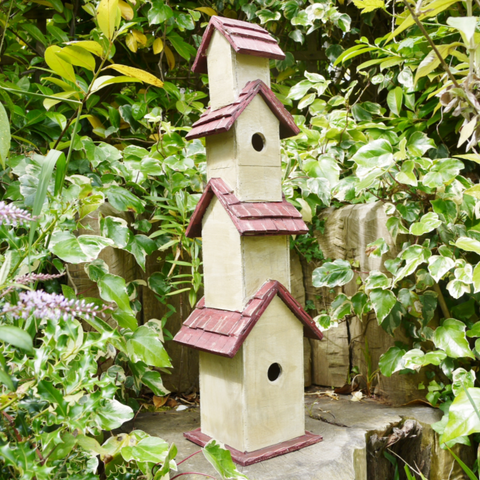 Multi Story Rustic Birdhouse