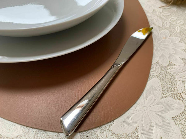 Kitchen Dinning Table Placemats - Tan