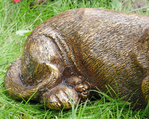 Dachshund Hound 'Sausage Dog' Sculpture - Brown
