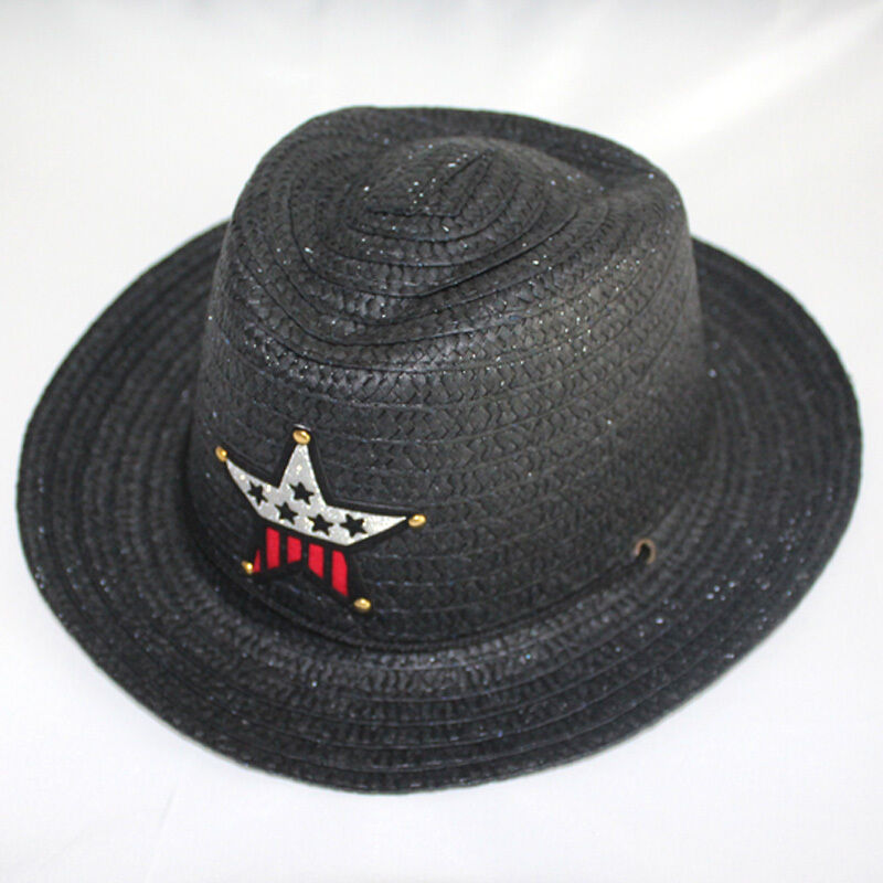 Summer Straw Cowboy Western Stetson Kids Hat