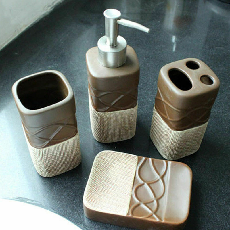 Mixed Styles Bathroom Accessories Lotion Bottle Soap Dish Cup Toothbrush MutiQTY