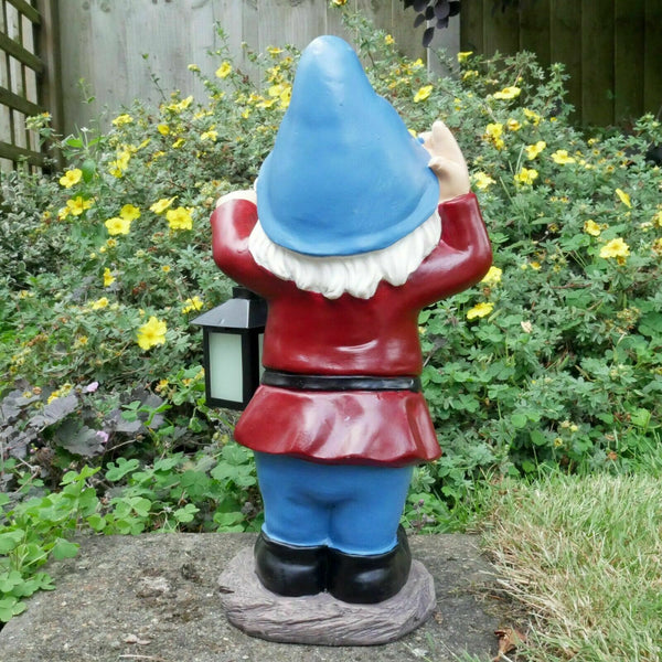 Gnome Garden Sculpture - Light Blue Hat