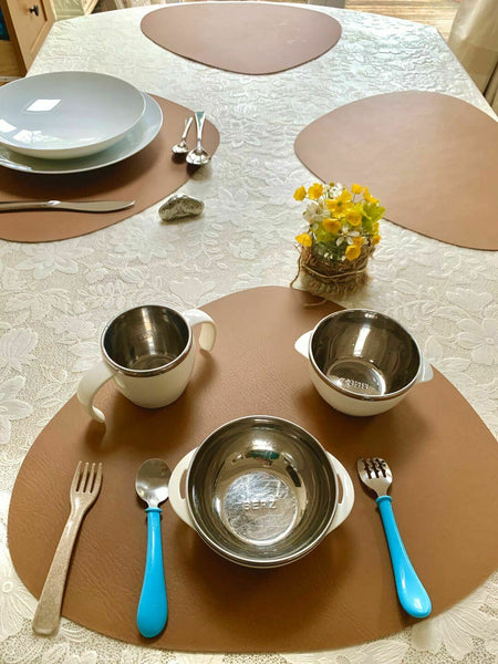 Kitchen Dinning Table Placemats - Tan