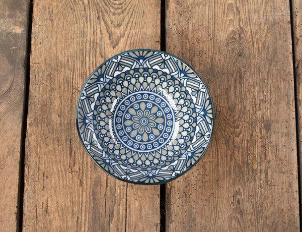 5" Ceramic Mandala Design Round Rice / Dessert Bowl