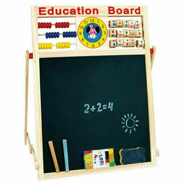 Children's Double sided Chalkboard / Whiteboard Easel