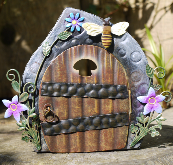 Fairy Door & Wishing Well Garden Sculpture
