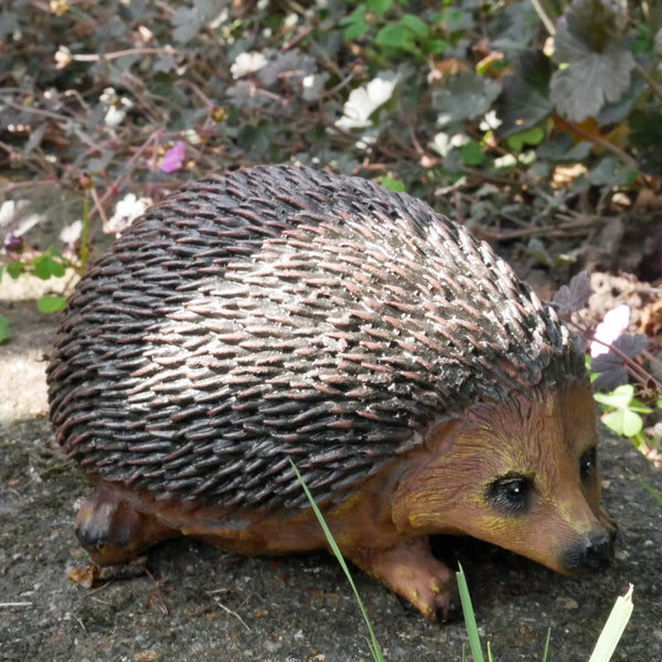 Brown Hedgehog Garden Sculpture