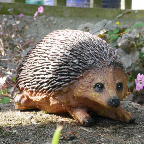 Brown Hedgehog Garden Sculpture