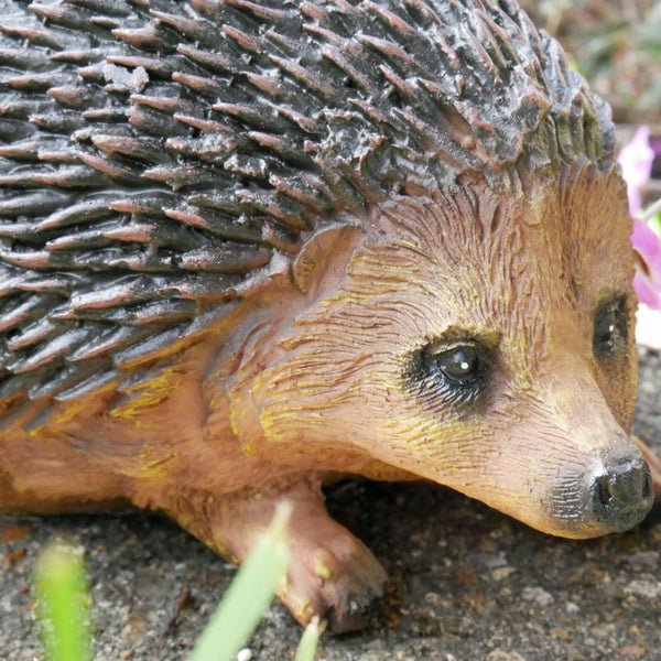 Brown Hedgehog Garden Sculpture