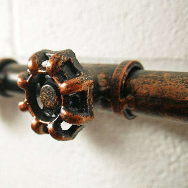 Pipe with valve Coat Hook
