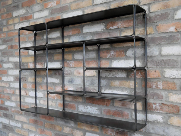 Large Industrial Style 8 Slot Storage Shelf