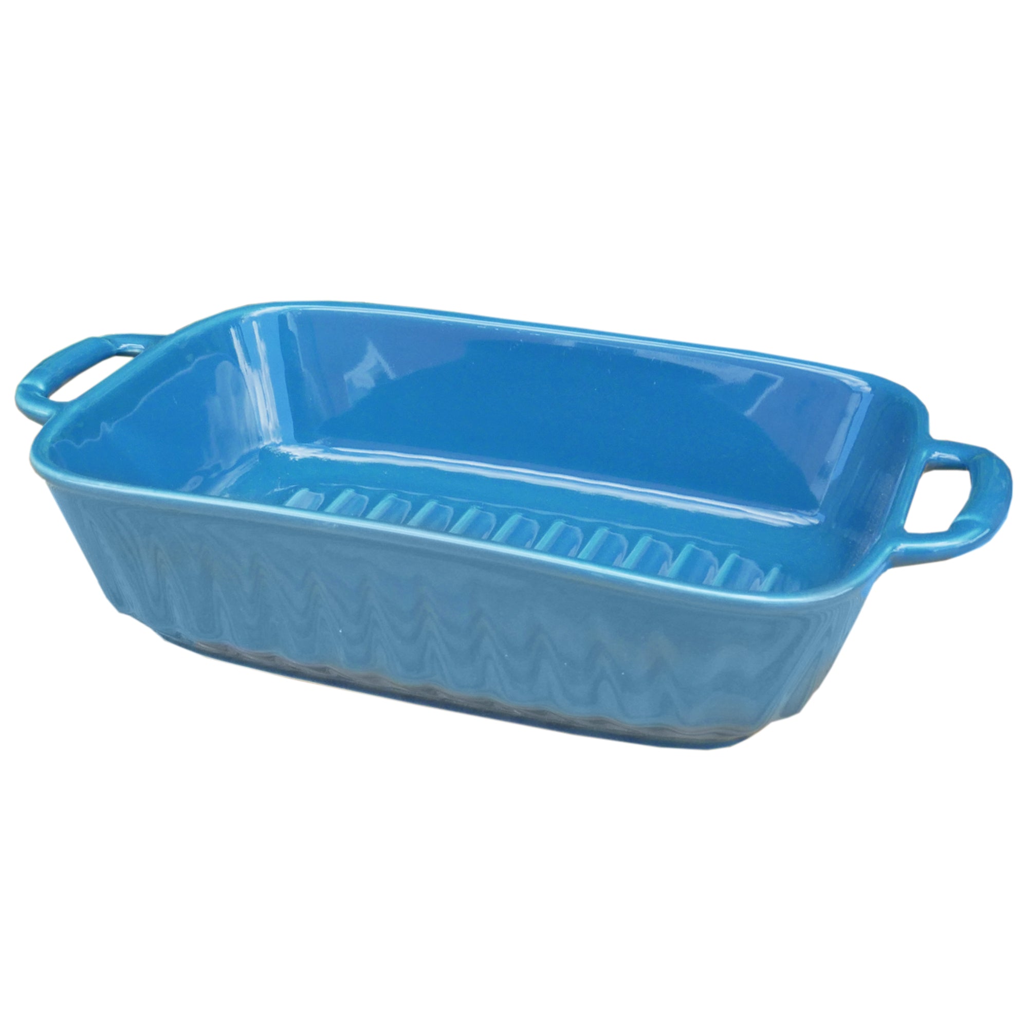 Baking tray in blue iron 30x40 cm