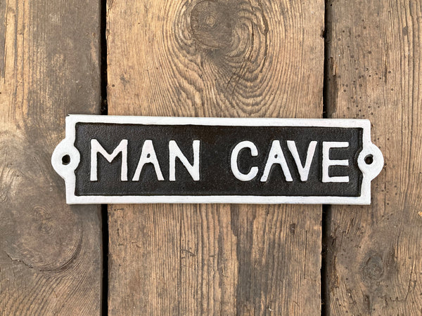 Vintage Man Cave Wall Mount Sign