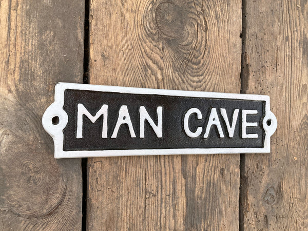 Vintage Man Cave Wall Mount Sign