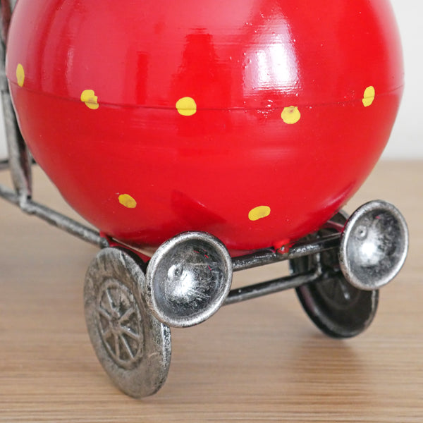 Vintage Tractor Ornamental Planter - Red