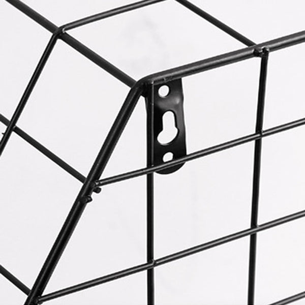 Hexagon - Black Metal Frame Storage Shelves