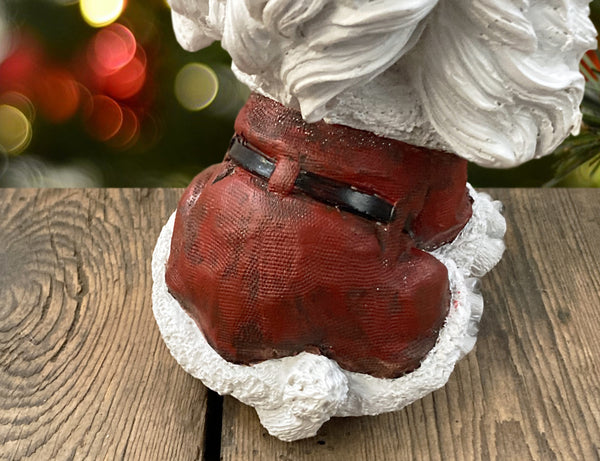 White Spaniel in Santa Suit Costume