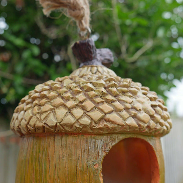 Acorn Shape Nesting Box/ Bird House
